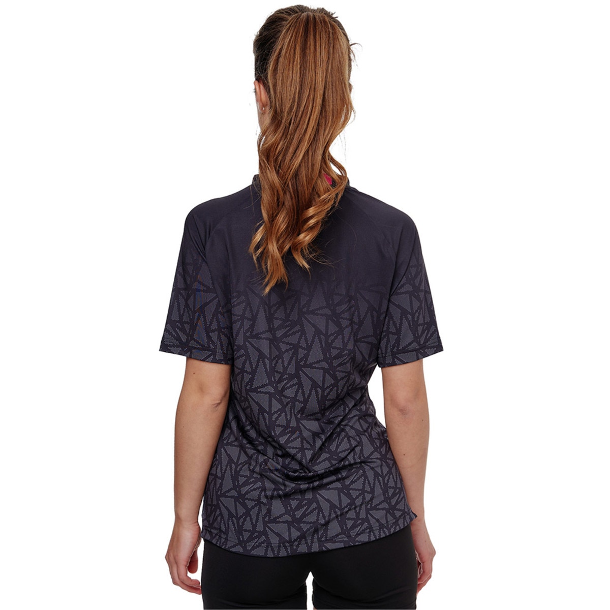 Higo Lady Shirt Black, Back, Model